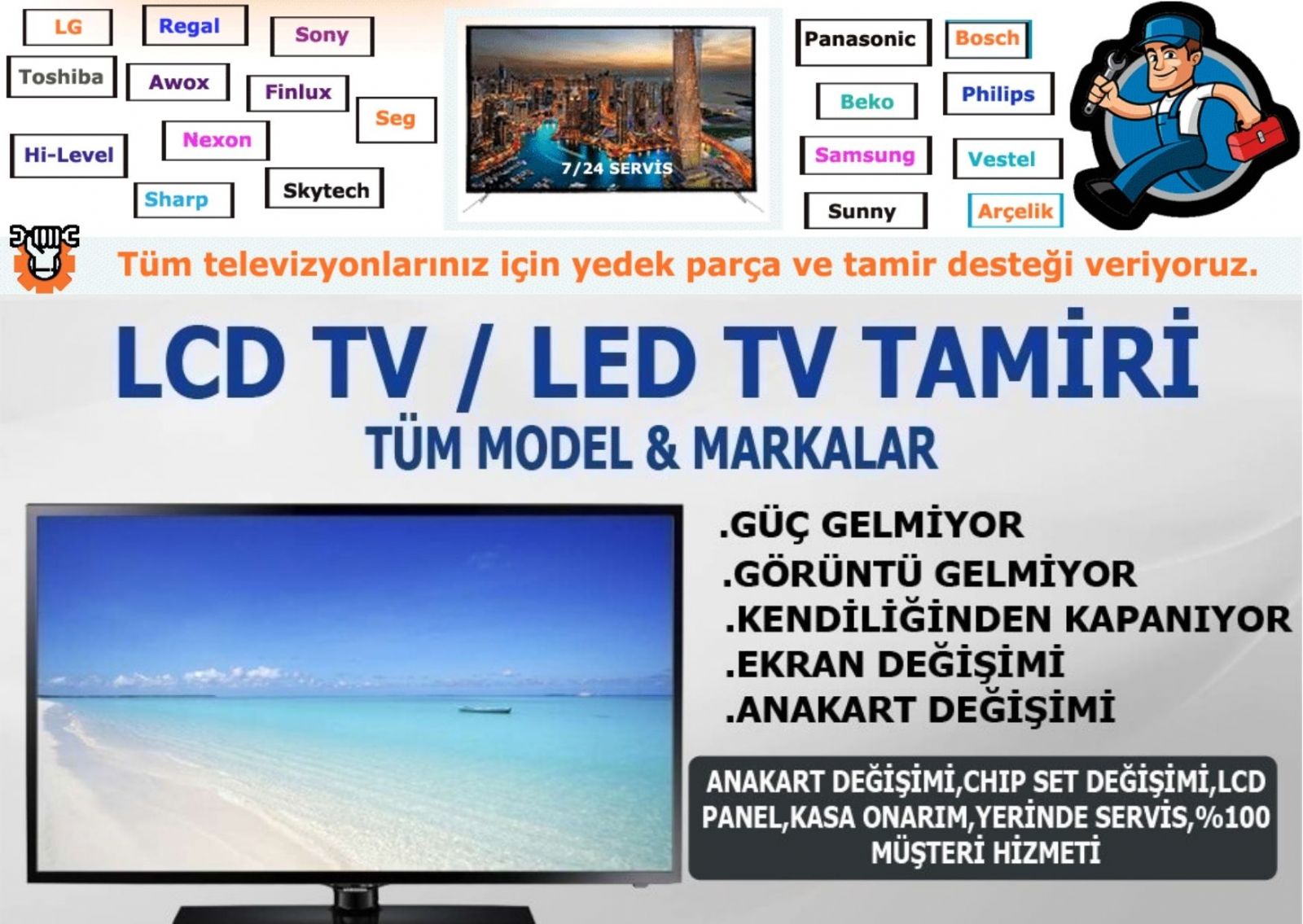 Sincan Beko Televizyon Servisi